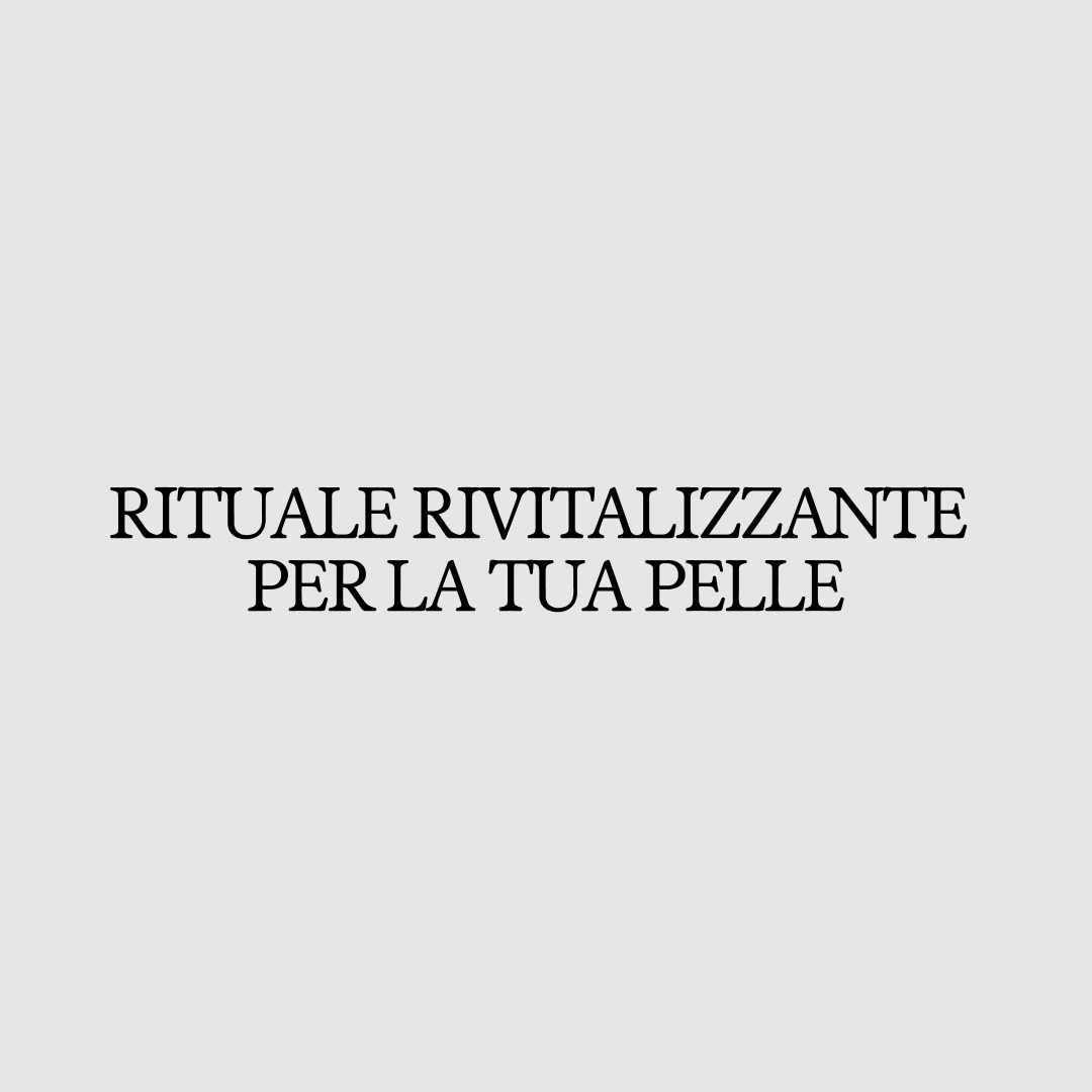 08 Ottobre - 15:00 - Rituale rivitalizzante per la tua pelle - Dr. Hauschka
